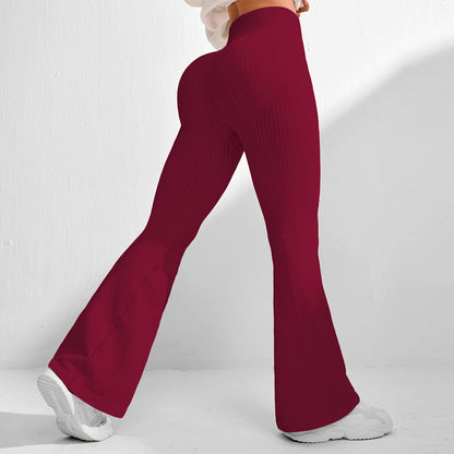 High-Waisted Flared Yoga Pants