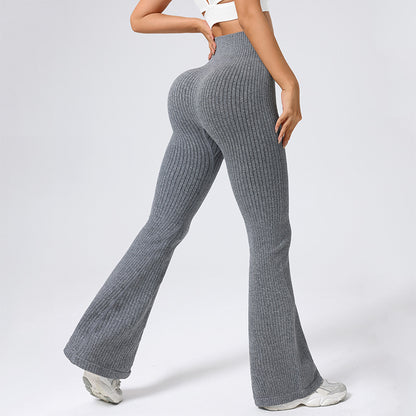 High-Waisted Flared Yoga Pants