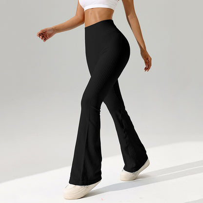 High-Waisted Flared Yoga Pants