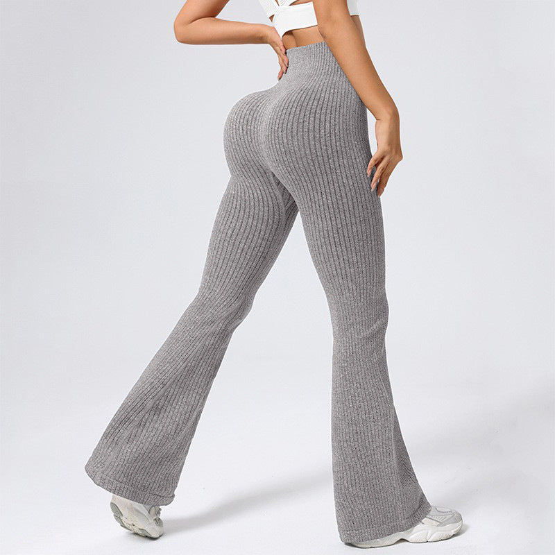 High-Waisted Flared Yoga Pants