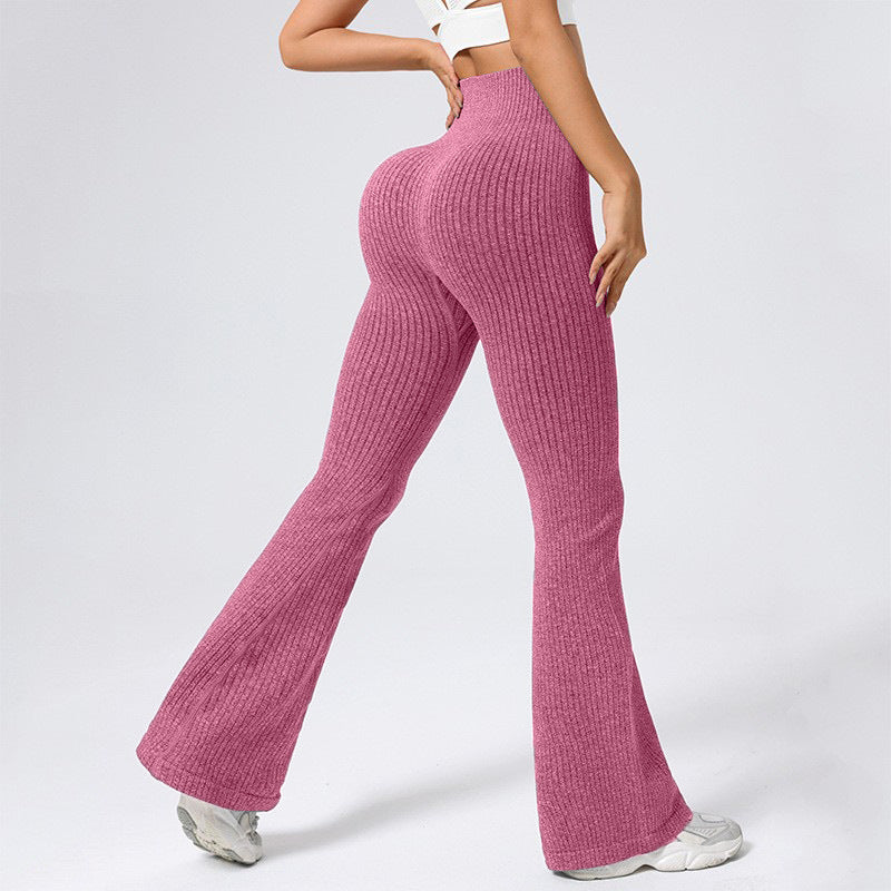 High-Waisted Flared Yoga Pants