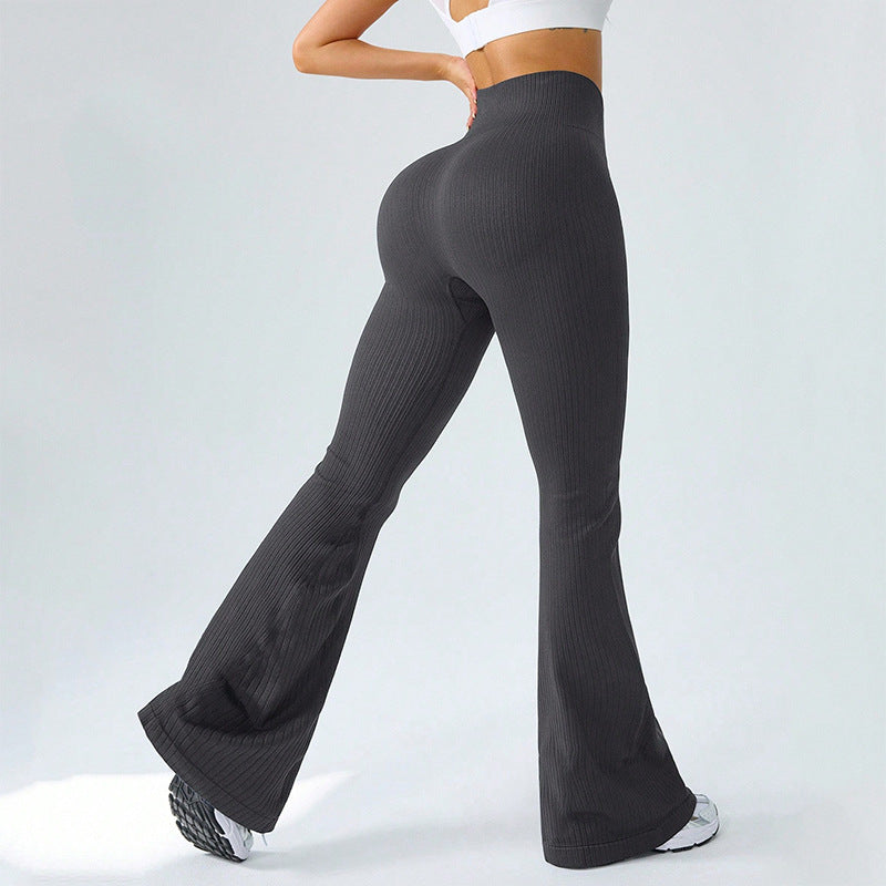 High-Waisted Flared Yoga Pants