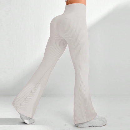 High-Waisted Flared Yoga Pants