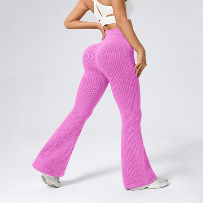 High-Waisted Flared Yoga Pants