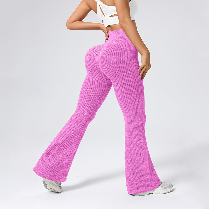 High-Waisted Flared Yoga Pants