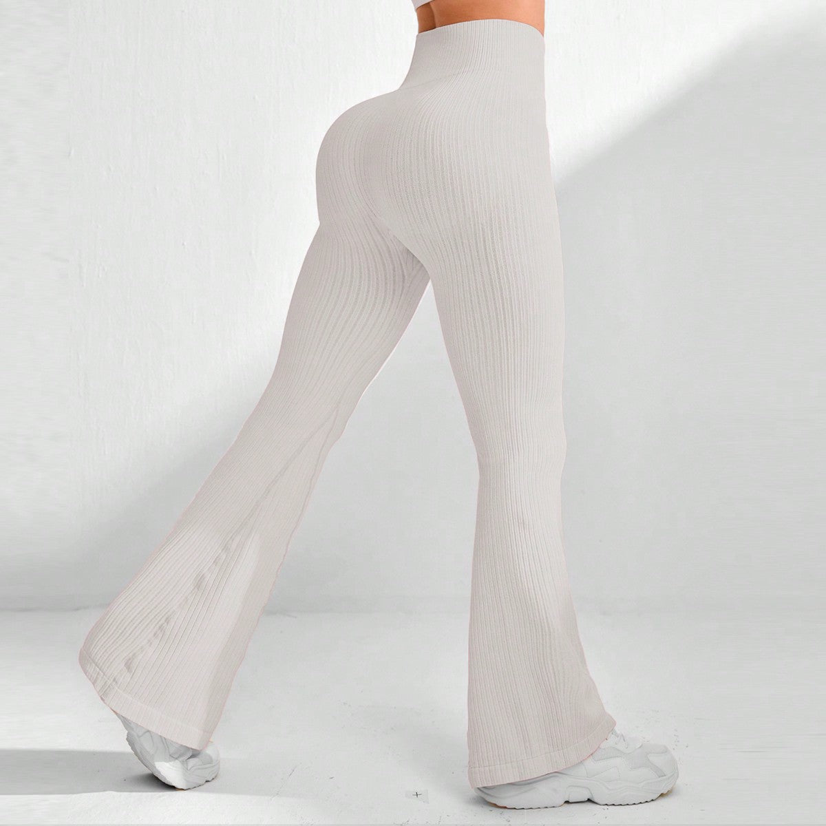 High-Waisted Flared Yoga Pants