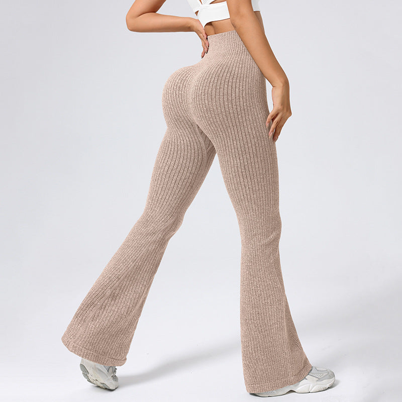 High-Waisted Flared Yoga Pants