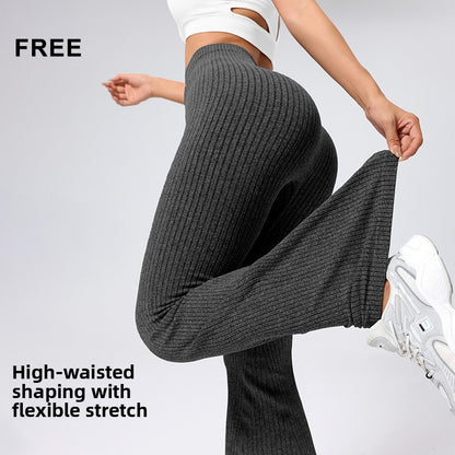 High-Waisted Flared Yoga Pants
