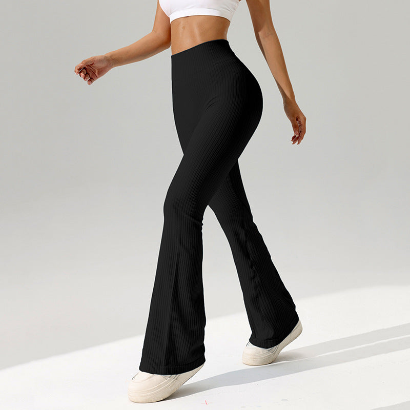 High-Waisted Flared Yoga Pants