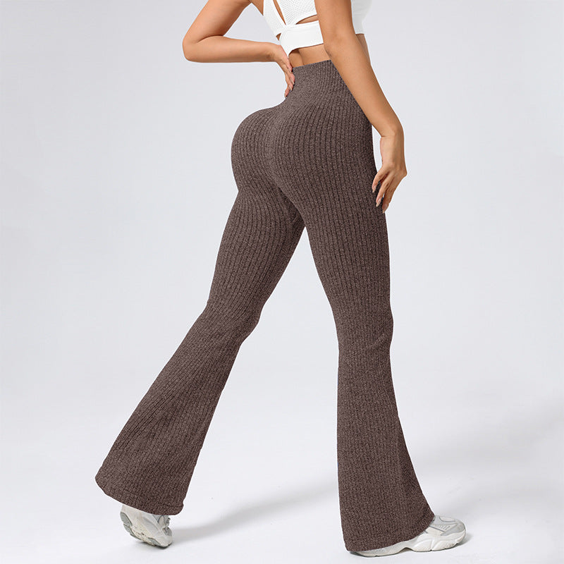 High-Waisted Flared Yoga Pants