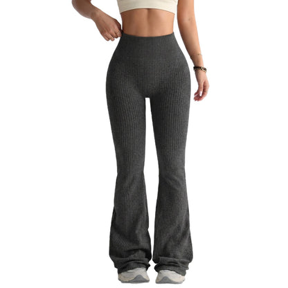 High-Waisted Flared Yoga Pants