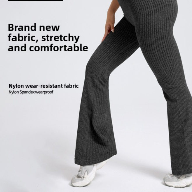 High-Waisted Flared Yoga Pants
