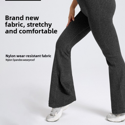 High-Waisted Flared Yoga Pants
