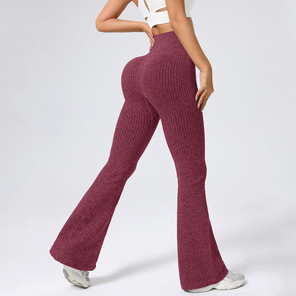High-Waisted Flared Yoga Pants