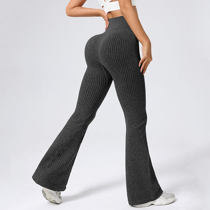 High-Waisted Flared Yoga Pants