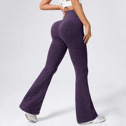 High-Waisted Flared Yoga Pants